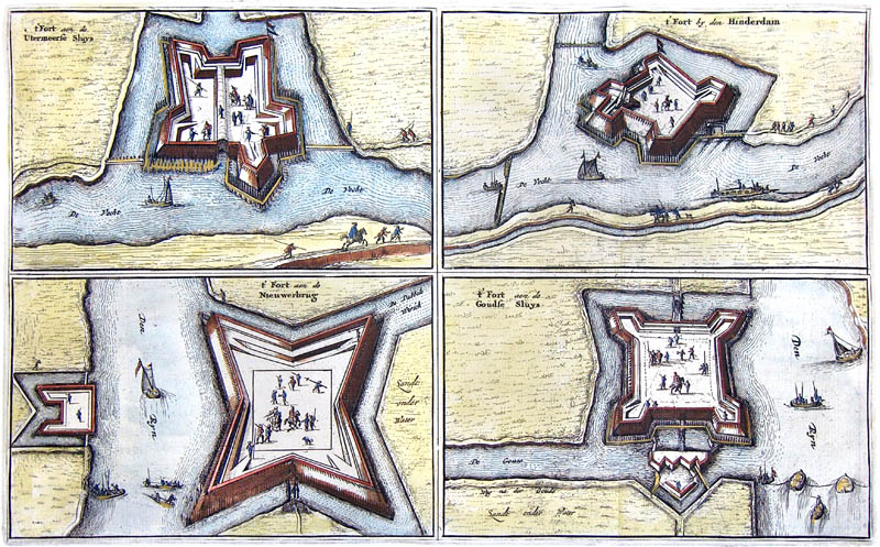 Forten aan Oude Rijn en Vecht 1675 van den Bosch